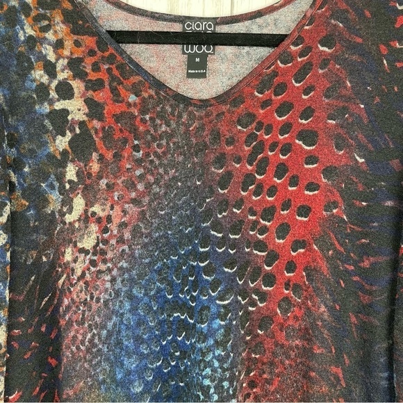 Clara Sun Woo leopard multi color sweater - Picture 3 of 6